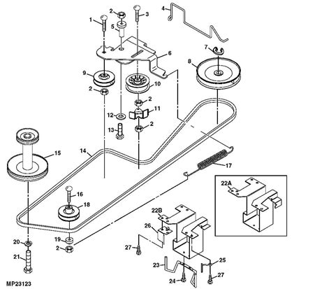 Exploring The Parts Diagram Of John Deere D170 Mower Deck