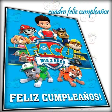 Kit Imprimible Paw Patrol Patrulla Canina Personalizado En Venta En