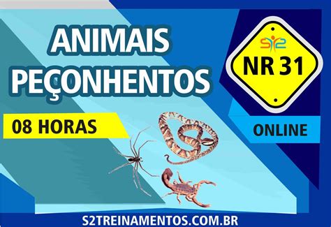 Animais Pe Onhentos Preven O Manejo E Tratamento Nr S Treinamentos