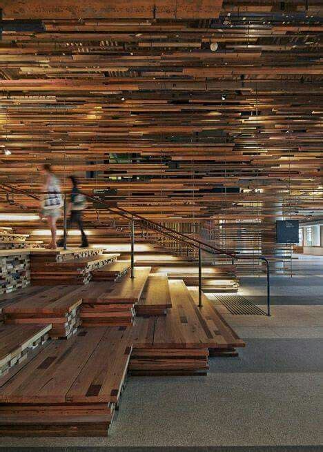 Pin By Kusno Utomo On Wood Hotel Lobby Design Staircase Design