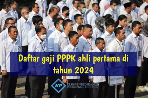 Peserta Casn Wajib Tahu Inilah Daftar Gaji Pppk Ahli Pertama Tahun