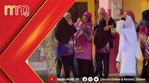 Murid Darjah Enam Stb Sayu Berpisah Dengan Rakan Guru Youtube