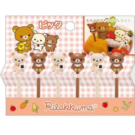 San X Korilakkuma Food Pick Set Kawaii Panda Making Life Cuter