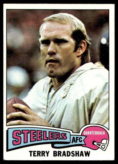 Topps Terry Bradshaw Hof Pittsburgh Steelers Ex Exmint No