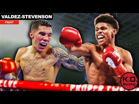 OSCAR VALDEZ Vs SHAKUR STEVENSON Fight Preview YouTube