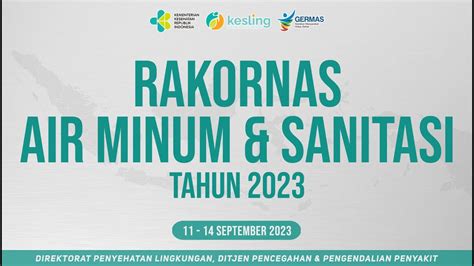 13 09 2023 Rakornas Air Minum Dan Sanitasi Tahun 2023 YouTube