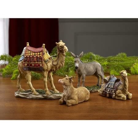 The Real Life Nativity 14 Inch Basic Nativity Animals 4 Piece Set - Christianbook.com