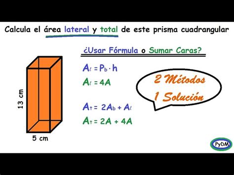 Beskrajan Premijer Okovati Como Calcular El Area Lateral De Un Prisma