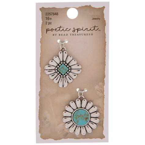 Imitation Turquoise Concho Pendants Hobby Lobby 2257848