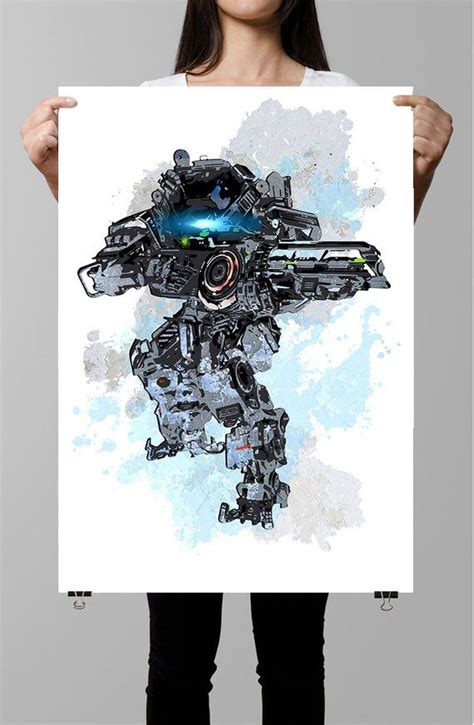 Titanfall 2 Ion Class Fan Art Poster Titan Gamer Art Etsy Titanfall