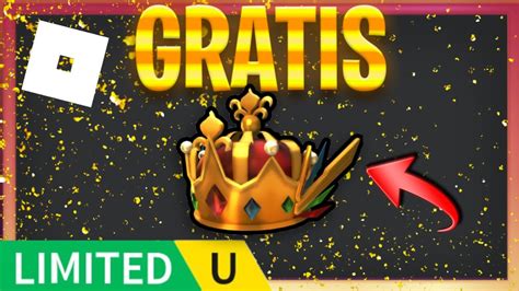 Limited Gratis Consigue Nueva Corona De Rey Gratis En Roblox Youtube