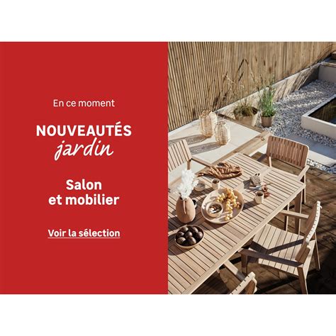 Nouveautés salon et mobilier de jardin Leroy Merlin