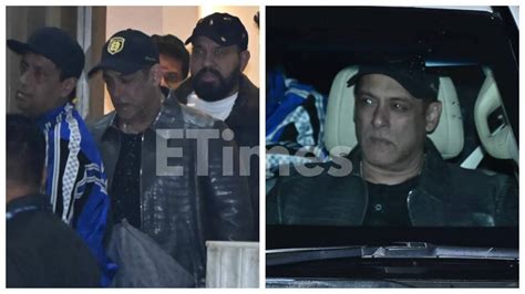 Salman Khan Returns Home From London Avoids Paparazzi Following News