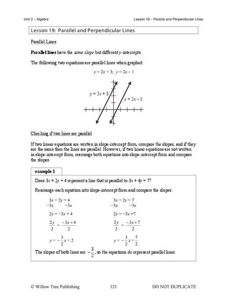 Parallel And Perpendicular Lines Lesson Plan For 8th 11th Grade Lesson Planet