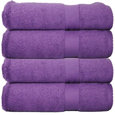 Luxury Towels Home Luxury 650 Gram Cotton Bath Towel Lilac Set