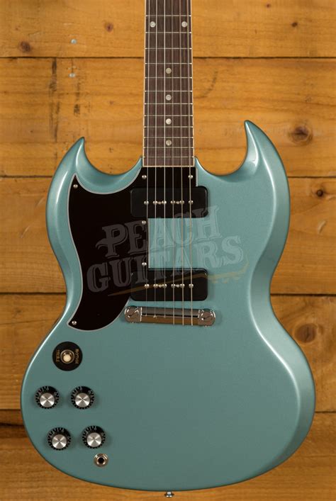 Gibson Sg Special Faded Pelham Blue Lh Peach Guitars