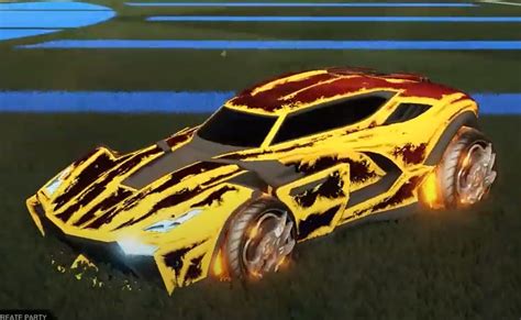 Rocket League Breakout Type S Design With Heatwave Draco