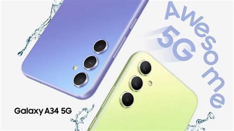 Samsung Galaxy A54 5g E Galaxy A34 5g Ufficiali Caratteristiche