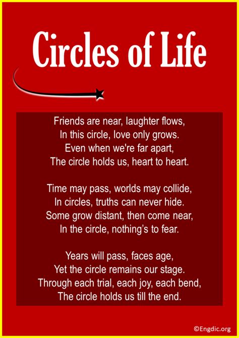 14 Short Poems About Circles Of Life Friends And Hell Engdic