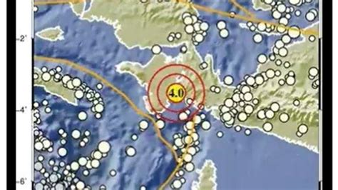 Gempa Bumi Hari Ini Magnitudo Sr Guncang Papua Barat Kamis Siang