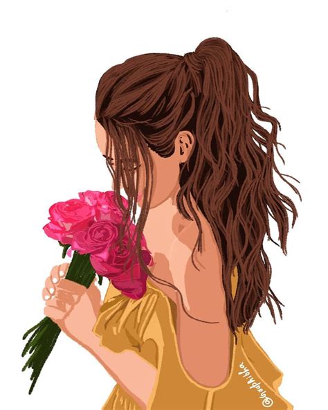 Graphibha Illustration Art Girl Girly Drawings Digital Art Girl