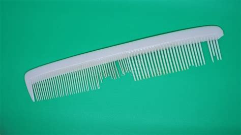 A Hair Comb that S Broken in Several Parts Stock Image - Image of ...