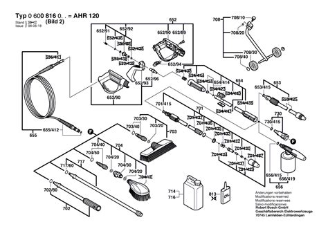 Ersatzteile Und Zeichnung Von Bosch Hochdruckreiniger Ahr