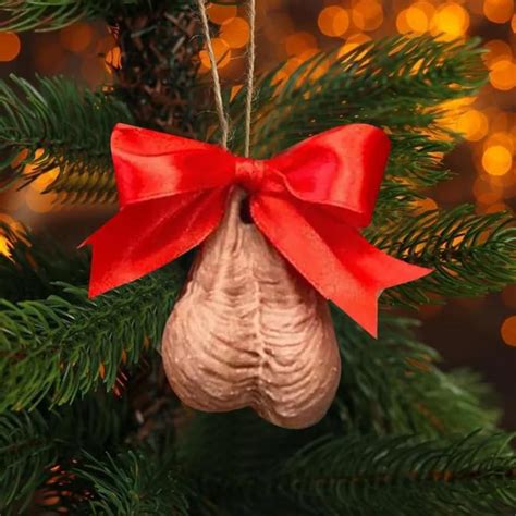 3d Christmas Ball Ball Decoration Pendantchristmas Balls And Testicles Prank