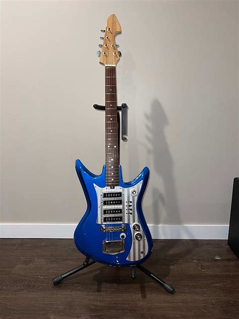 Teisco Et 460k4l 1966 Metallic Blue Isaacs Shop Reverb