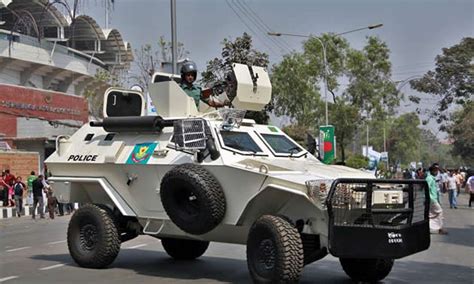 Cobra Armoured Vehicle operated by Dhaka Metropolitan Police ...