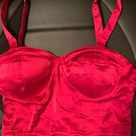 Tops Hot Pink Corset Top Poshmark