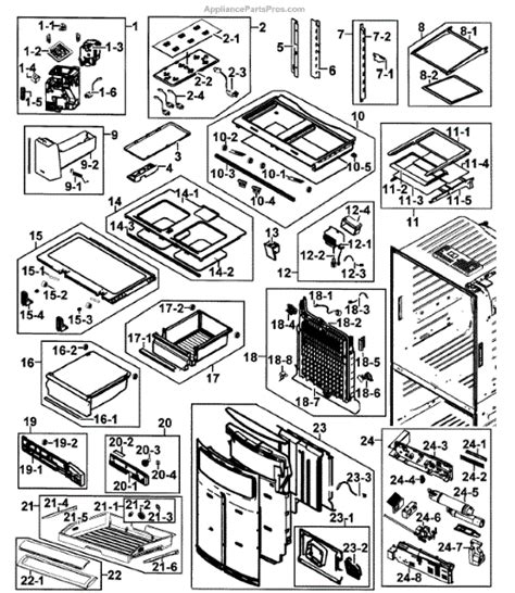 Parts For Samsung Rf263beaesraa 0000 Refrigerator Parts