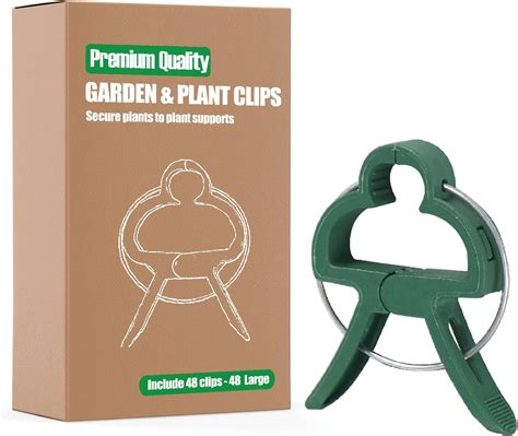 48 Pcs Garden Plant Clips For Supporting Plants Flowers