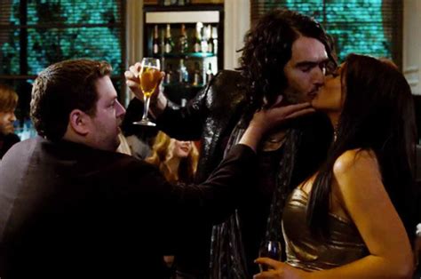 Meghan Markle In Get Him To The Greek Did Russell Brand Really Kiss Her Daily Star