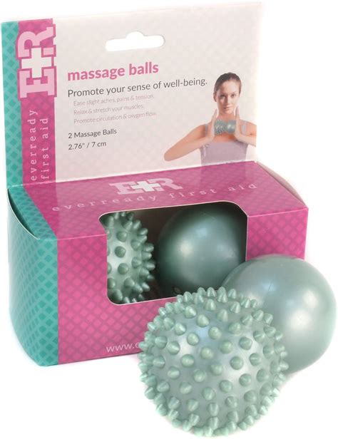 Ever Ready First Aid Green Massage Ball Set Trigger Point Therapy 2