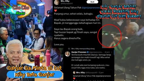 Akhirnya Ganjar Pranowo Buka Suara Soal Roasting Kiky Saputri Di Cut