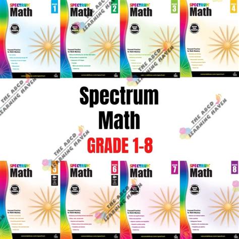 Spectrum Math Workbook Grade 1 8 Lazada Ph