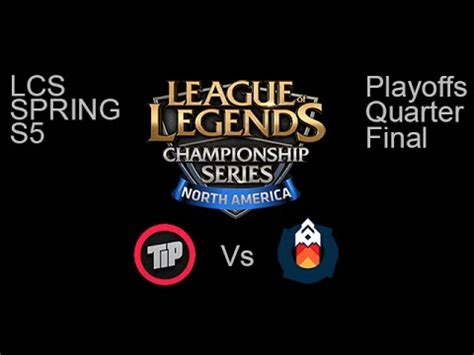 Team Impulse Vs Gravity Na Lcs Spring Playoffs Quarter Finals Game