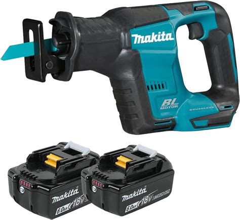 Makita DJR188 18V LXT Brushless Cordless Reciprocating Saw with 2 x 6Ah ...