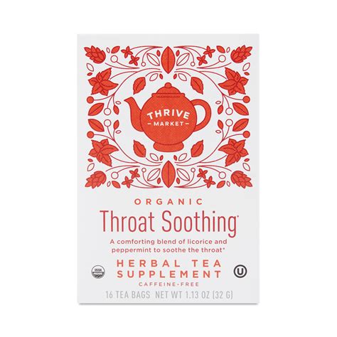 Organic Throat Soothing Tea Thrive Market