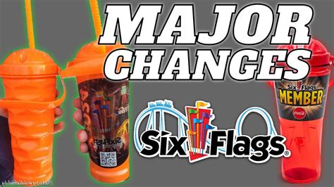 Major Changes To All Season Drink Cups At Six Flags Parks For