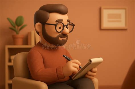 Cartoon Therapist Character Stock Illustrations 8510 Cartoon