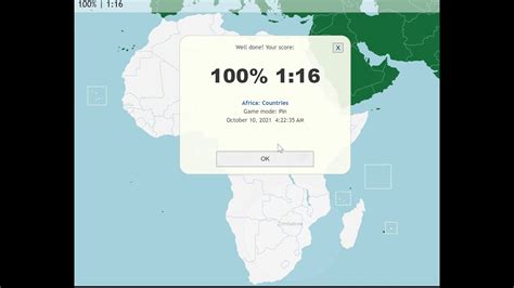 Seterra Africa Countries Pin Speedrun 1 16 October 10 2021