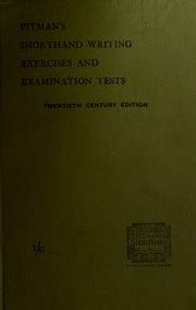 Pitman's shorthand writing exercises and examination tests; a series of ...