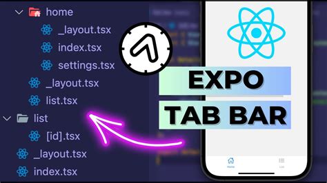 React Native Tab Bar Routing With Expo Router Youtube