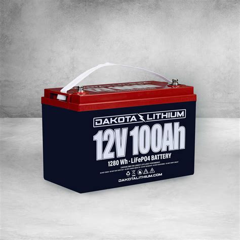 12v 100Ah Deep Cycle LiFePO4 Battery | Dakota Lithium Battery