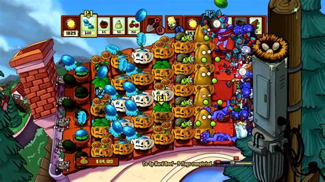 Plants Vs Zombies Xbox 360 Co Op Hard Roof Part 3 YouTube