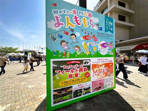 【福岡市中央区】paypayドーム3日間フィールド開放です♪ ドーム開業30周年記念イベント 2023年 5月5日・6日・7日は入退場無料