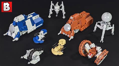 LEGO Clone Wars Ground Forces in Micro! Star Wars Custom Builds