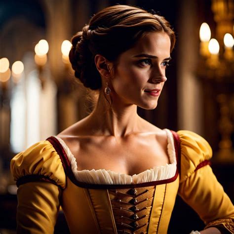 Emma Watson as Belle by Ojjan77 on DeviantArt